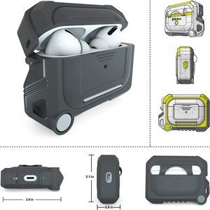 AirPods Pro 2nd Generation Case Cover with Lock and Keychain